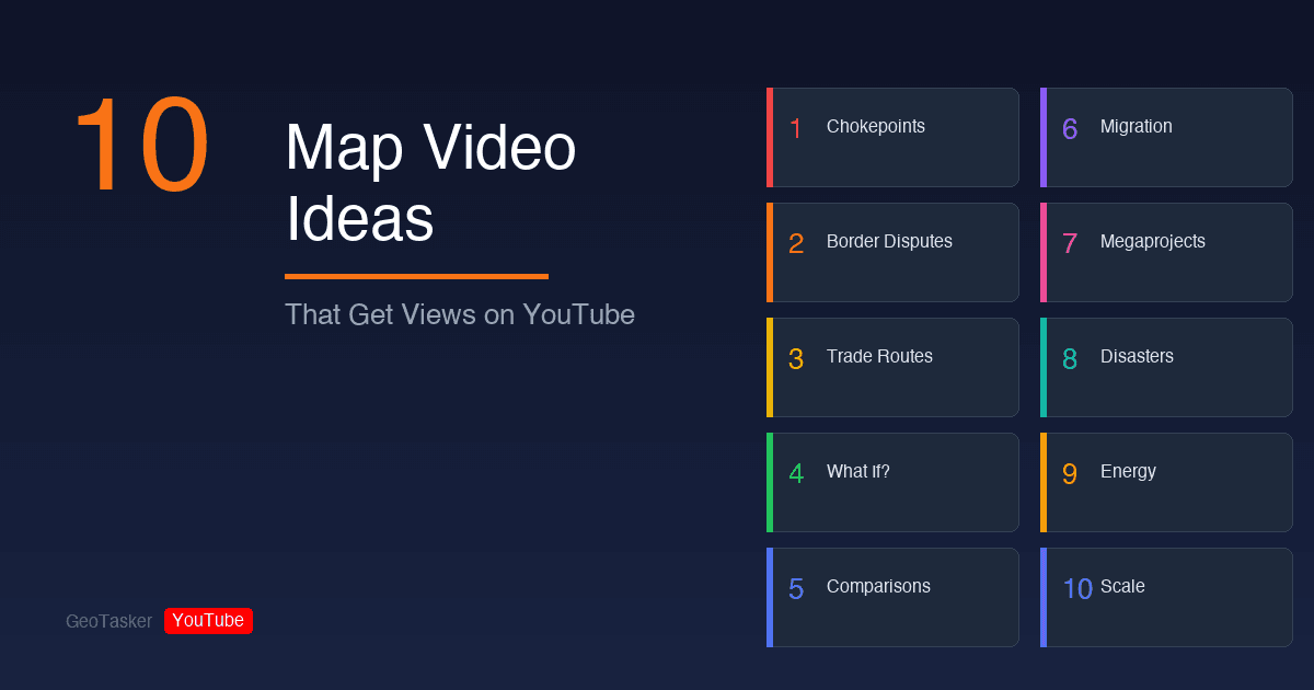 10 Map Video Ideas That Get Views on YouTube